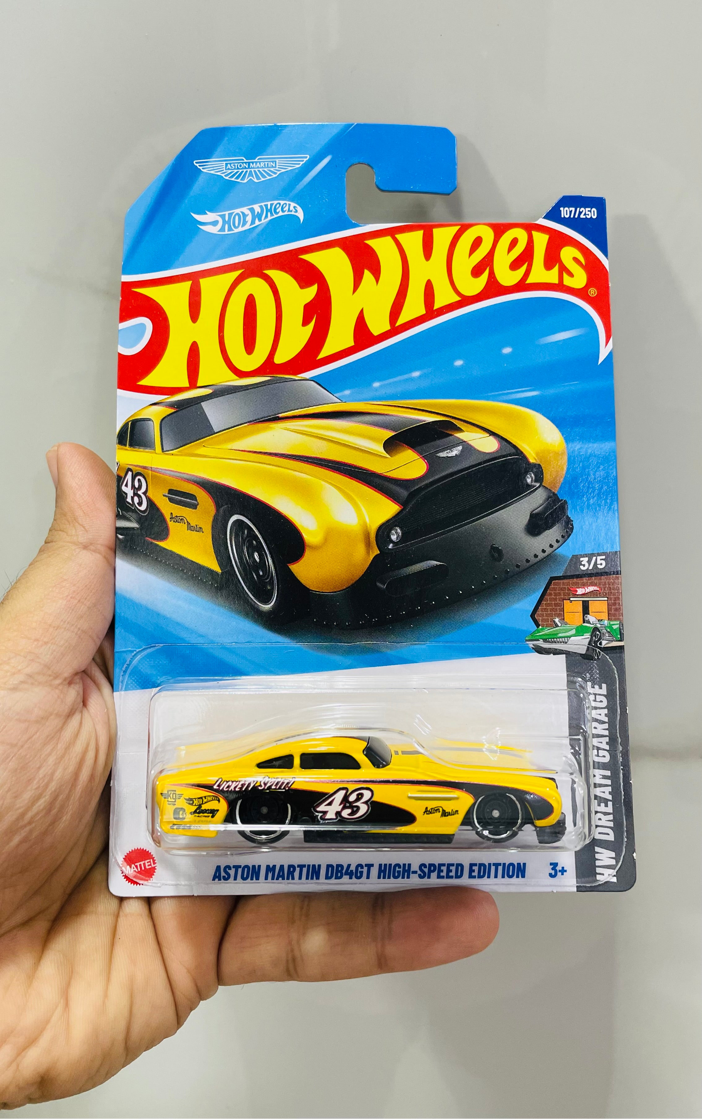 ASTON MARTIN DB4CT HIGH-SPEED EDITION, Hot Wheels Mainline (Imported)