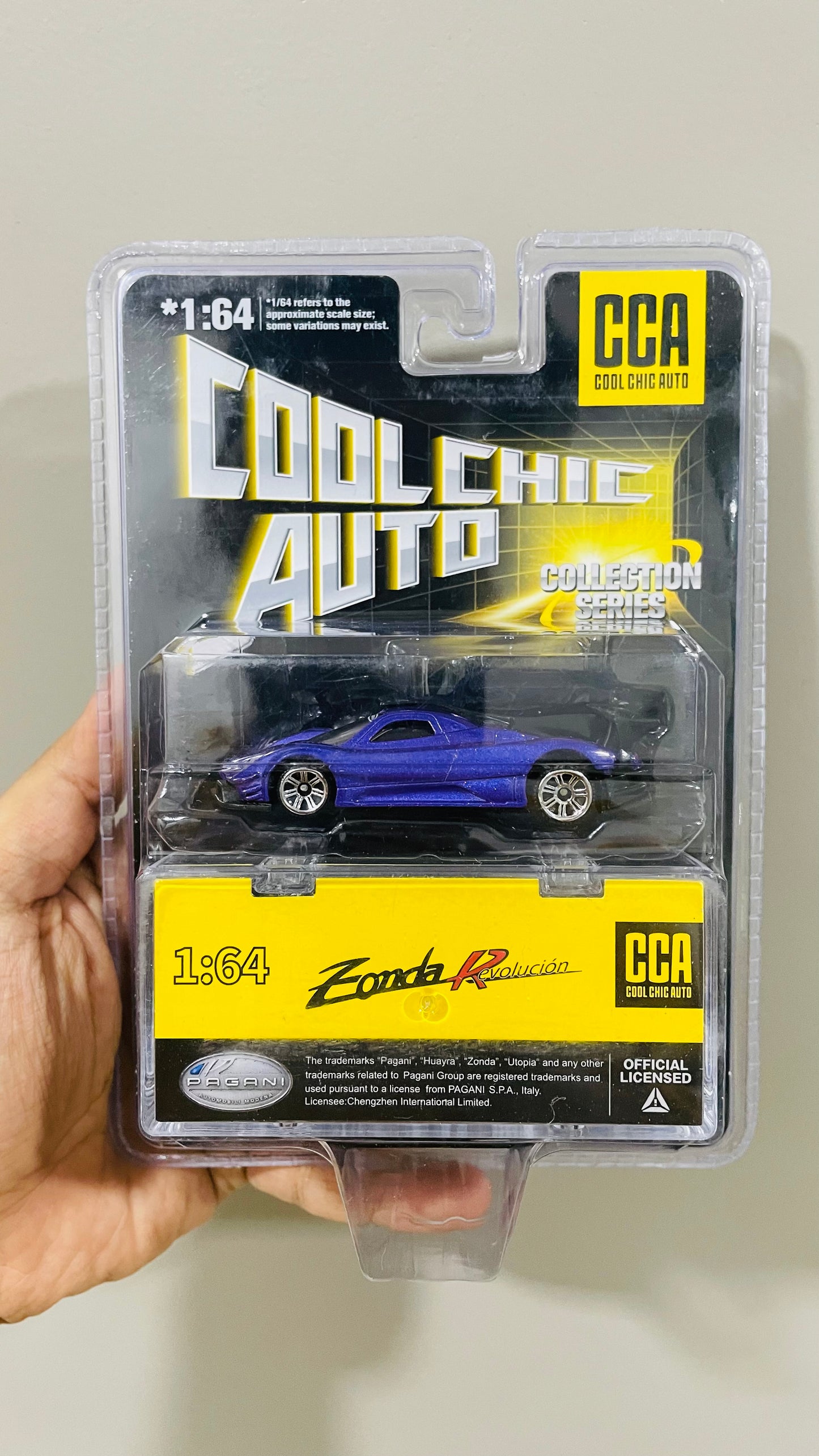 Pagani Zonda, CCA Premium Diecast With Car Acrylic Case