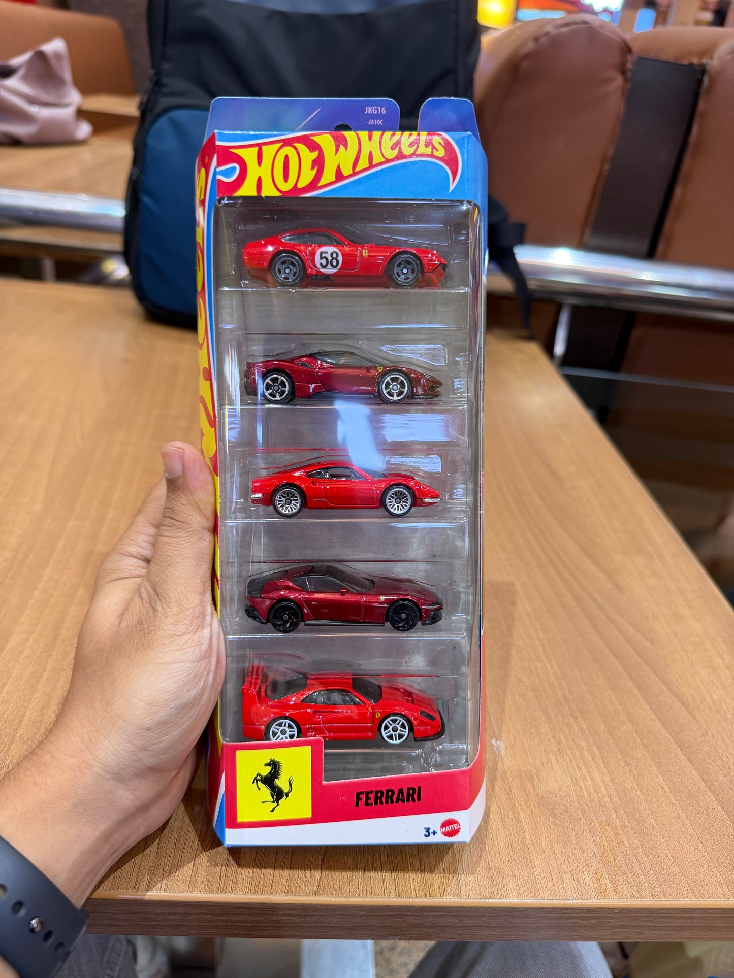Hot Wheels Ferrari Pack Of 5 Cars