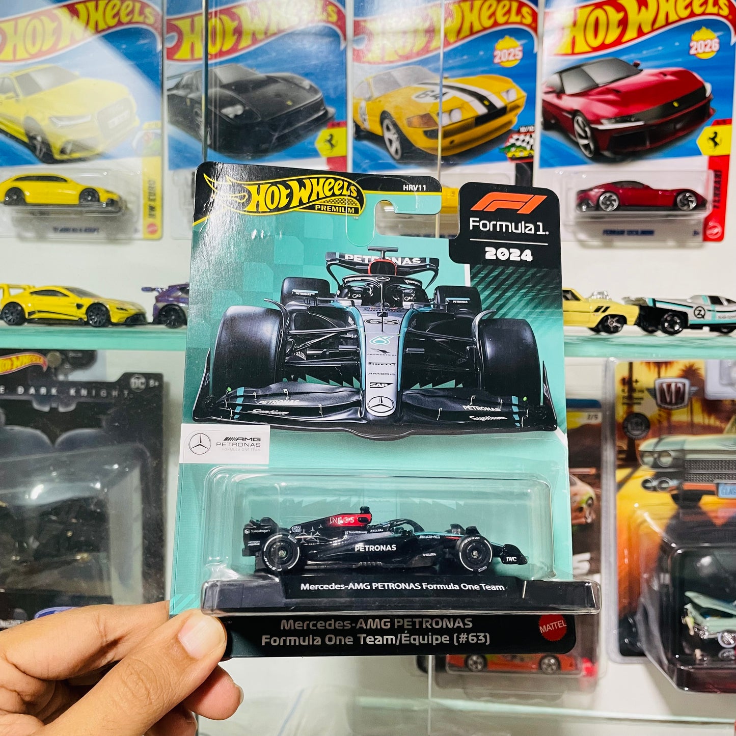 2024 (63) Mercedes AMG Petronas F1, Hot Wheels Premium Imported