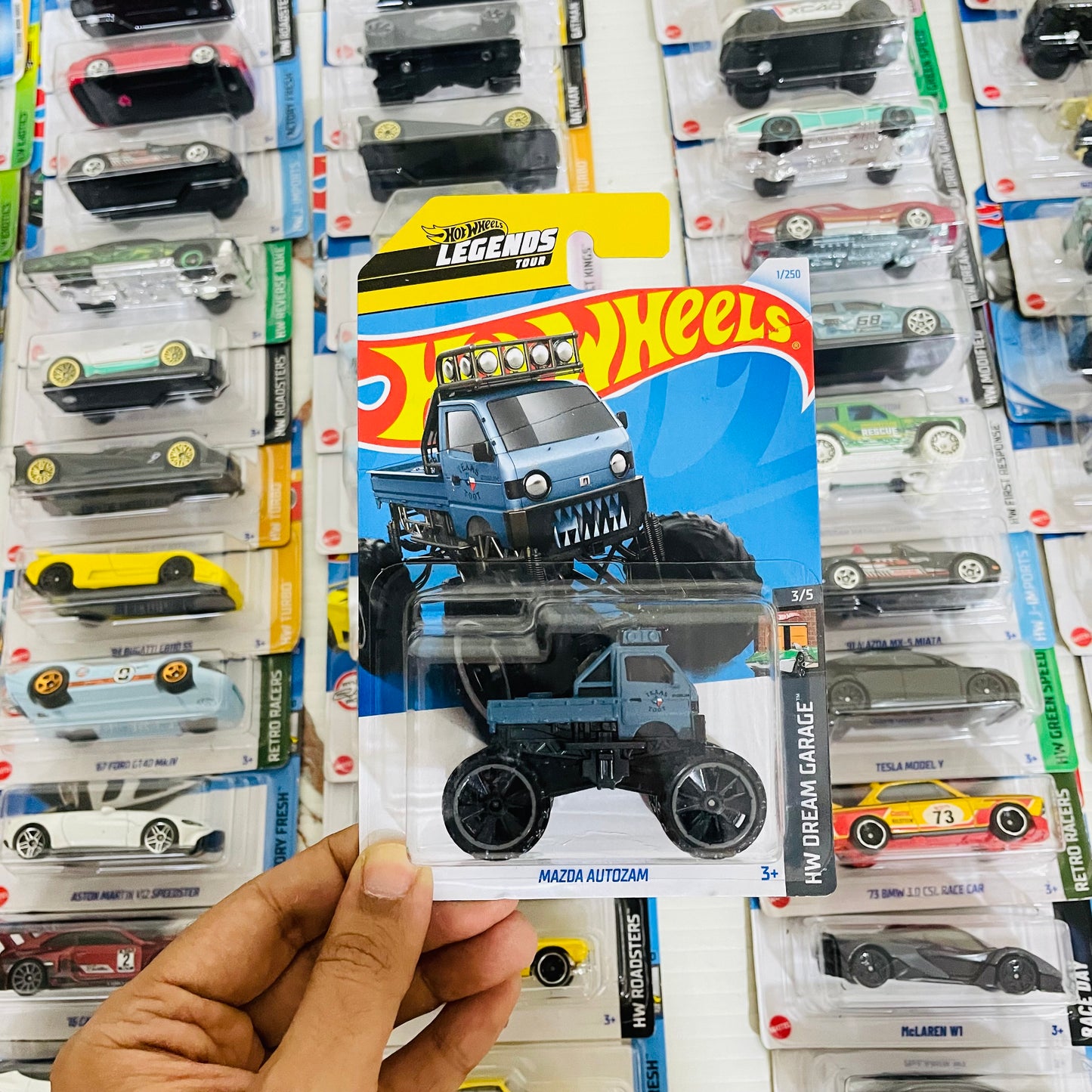 Mazda Autozam, Hot wheels Mainline, Imported Card