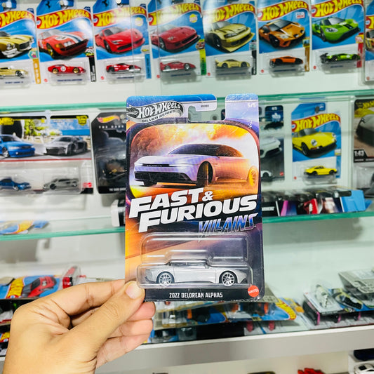 Delorean Alphas, Hot Wheels Card Art, Imported Card