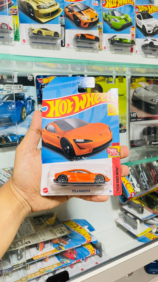 Tesla Roadster, Hot Wheels Mainline, U.S Imported Card