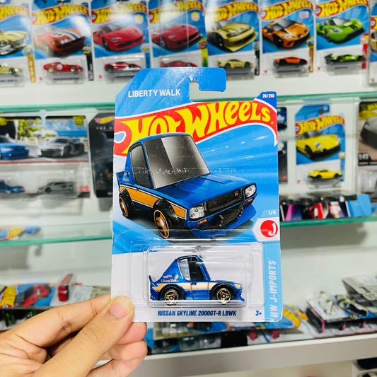 Nissan Skyline 200GT-R LBWK, Hot Wheels Mainline, Imported Card