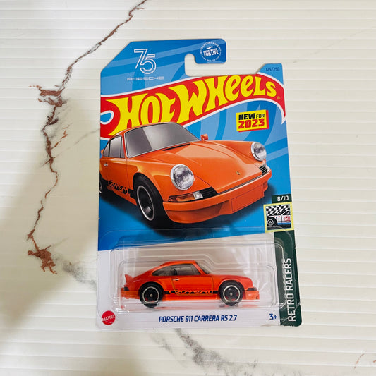 Porsche 911 Carrera RS2.7, Hot wheels Mainline, Imported Card