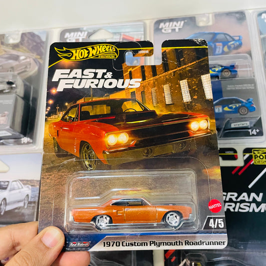 1970 Custom Plymouth Roadrunner, Hot Wheels Premium
