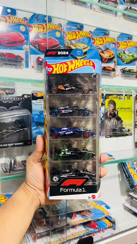 Hot Wheels F1 Pack Of 5 Cars