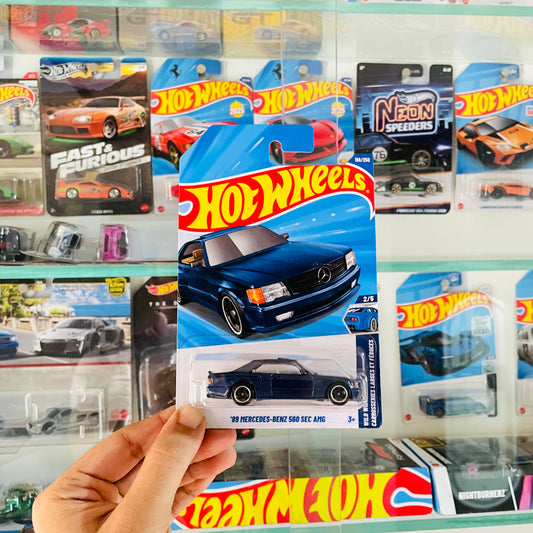 89 Mercedes-Benz 560 SEC AMG, Hot Wheels Mainline