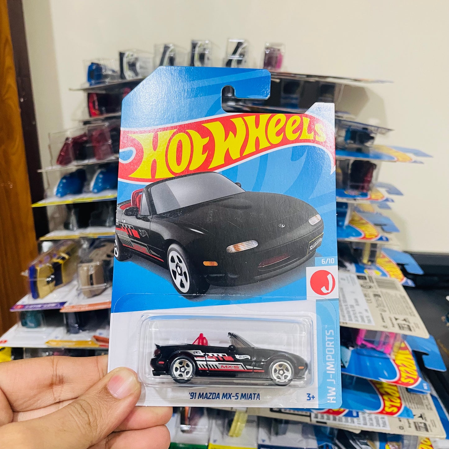 Mazda MX-5 Miata, Hot Wheels Mainline, Imported Card