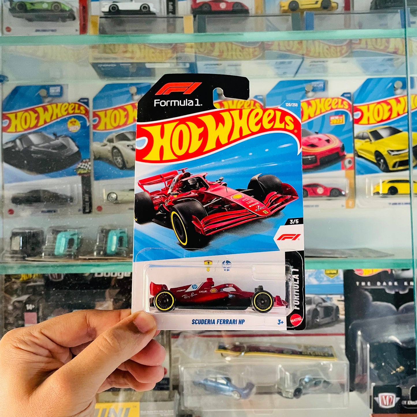 Scuderia Ferrari HP F1, Hot Wheels Mainline, With Protector