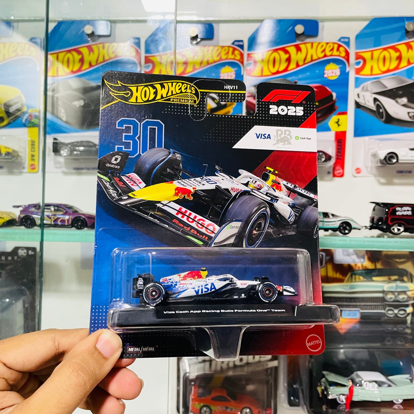 Visa Cash App Racing Bulls F1, Hot Wheels Premium Imported