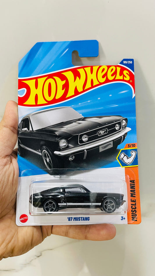 ‘67 MUSTANG Black, Hot Wheels Mainline