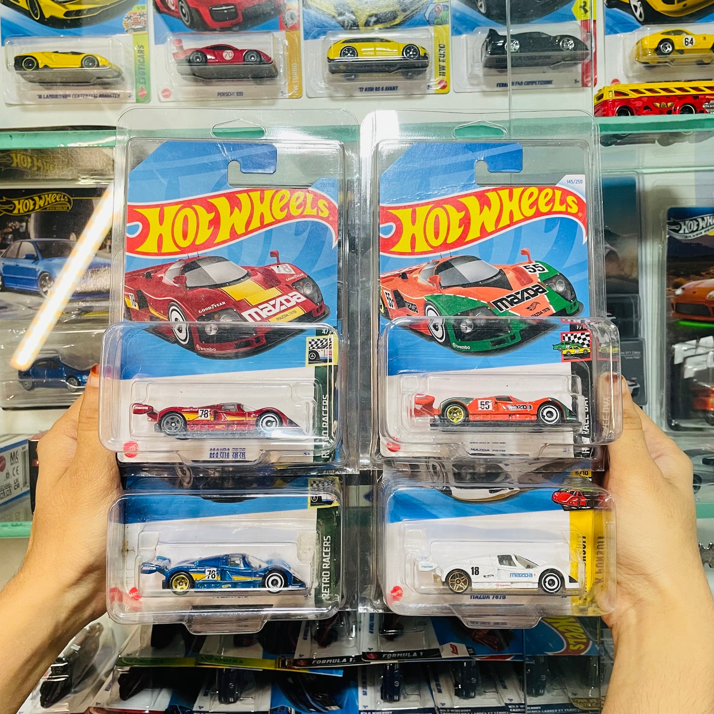 Mazda 787B Combo, 4 Cars, Hot Wheels Mainline