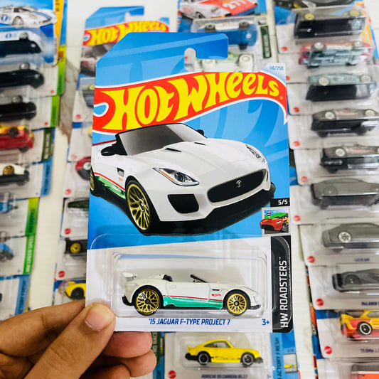 Jaguar F-Type Project 7, Imported Card, Hot Wheels Mainline