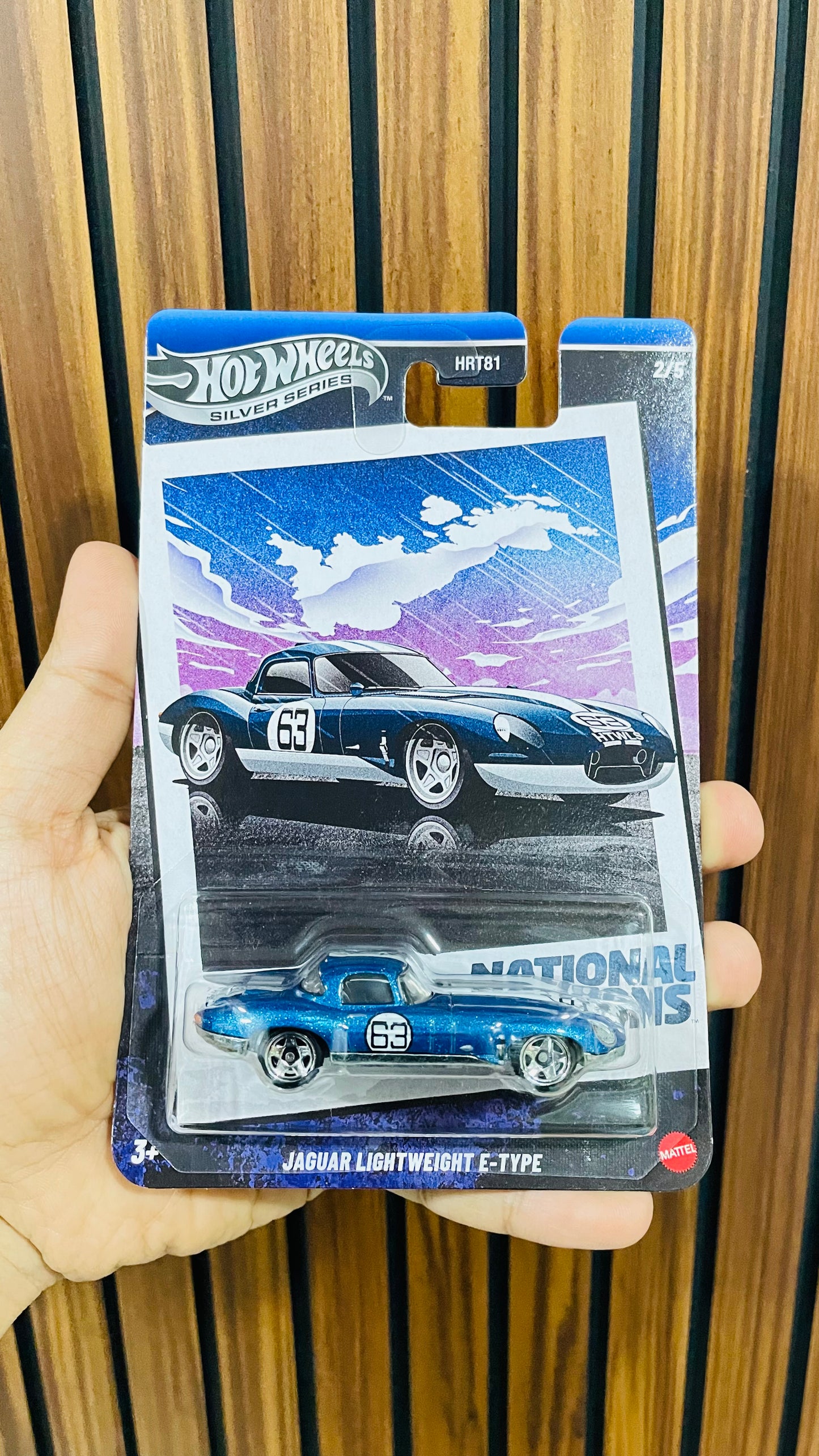 Jaguar Lightweight E-Type, Hot Wheels Silver Series