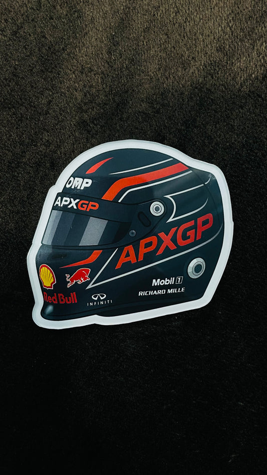 APXGP Richard Mille Red Bull Helmet Fridge Magnet