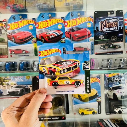 BMW 3.0 CSL Race Car, Hot Wheels Mainline, Imported Card