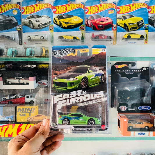 1995 Mitsubishi Eclipse, Hot Wheels Silver Series, Imported
