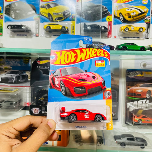 Porsche 935, Red, Hot wheels Mainline, Imported.