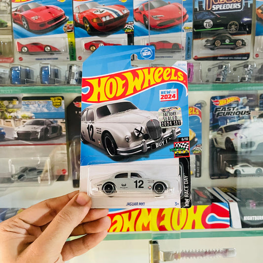 Jaguar MK1, Factory Sealed, Hot wheels Mainline, Imported Card