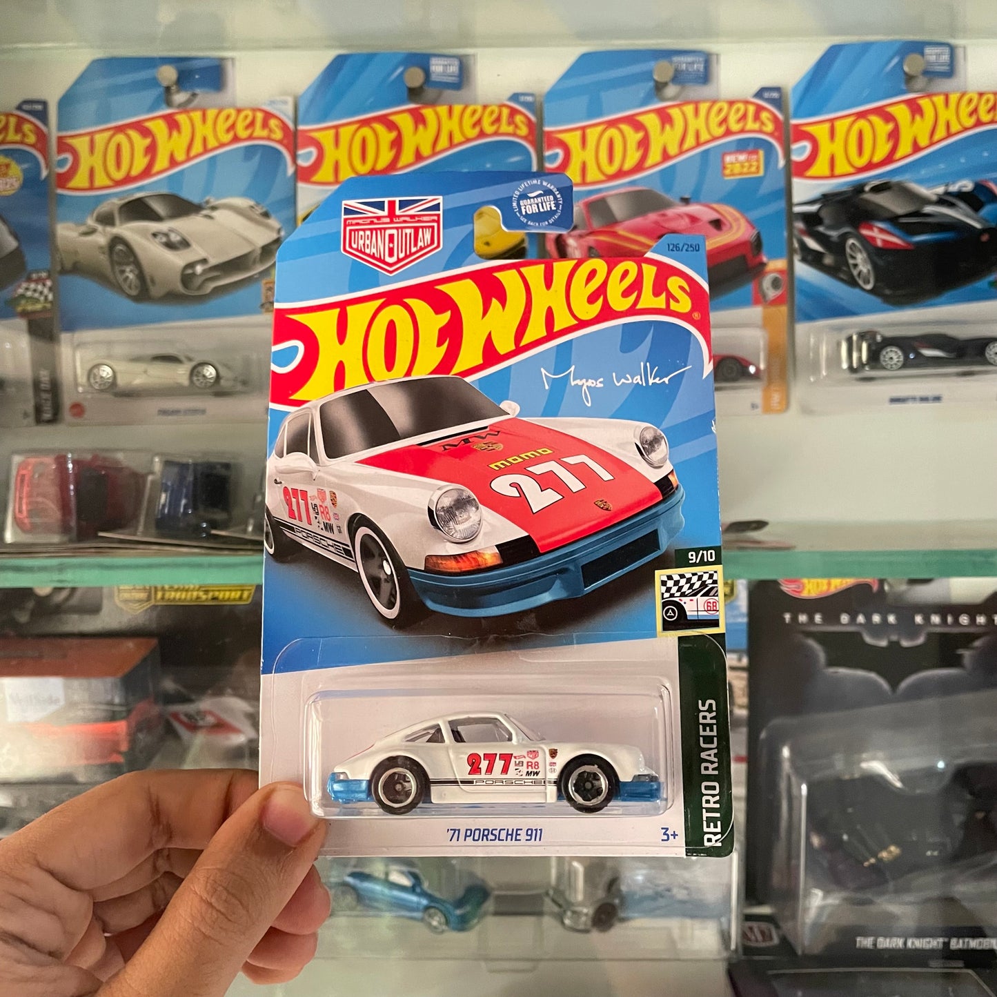 Porsche 911, Hot wheels Mainline, Imported Card