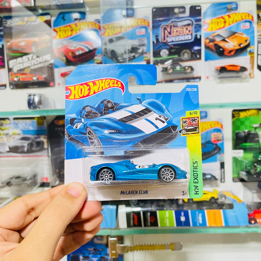 McLAREN ELVA Blue, Hot Wheels Mainline (Imported)