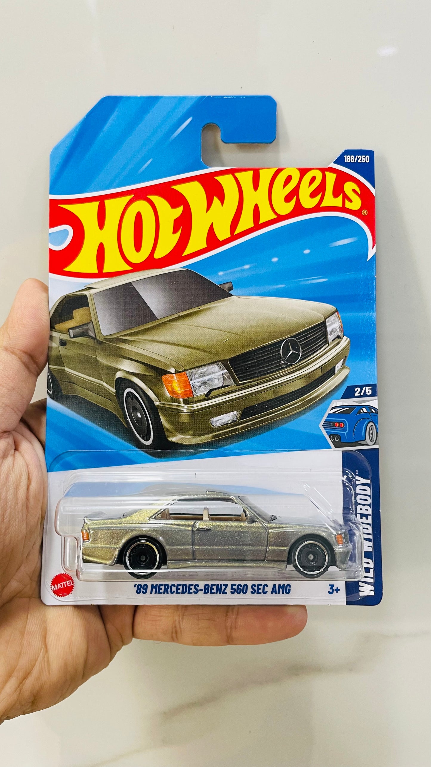 '89 MERCEDES-BENZ 560 SEC AMG, Hot Wheels Mainline