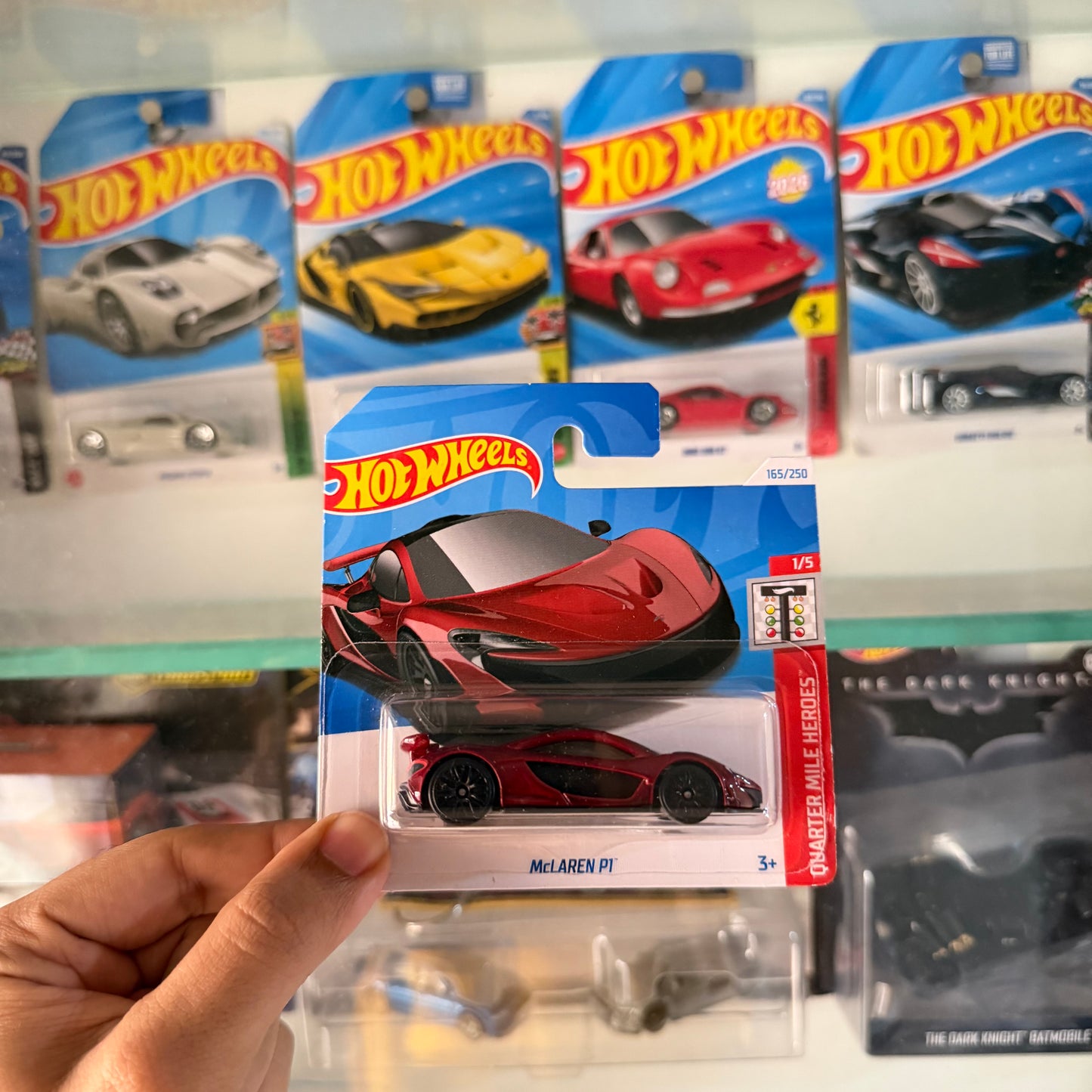 McLAREN P1 Red, Hot Wheels Mainline, Imported
