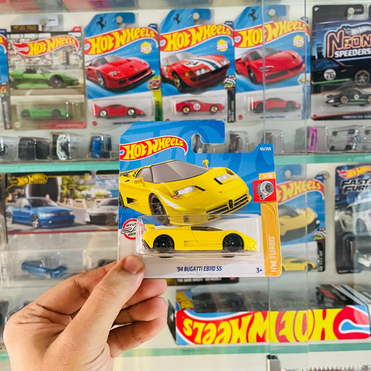 Bugatti EB110 SS, Yellow, Hot Wheels Mainline, Imported Card